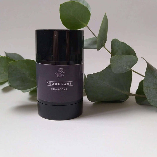 Charcoal Natural Deodorant – Tallow-Based Odour Protection with Eucalyptus & Peppermint - Kayle at Home