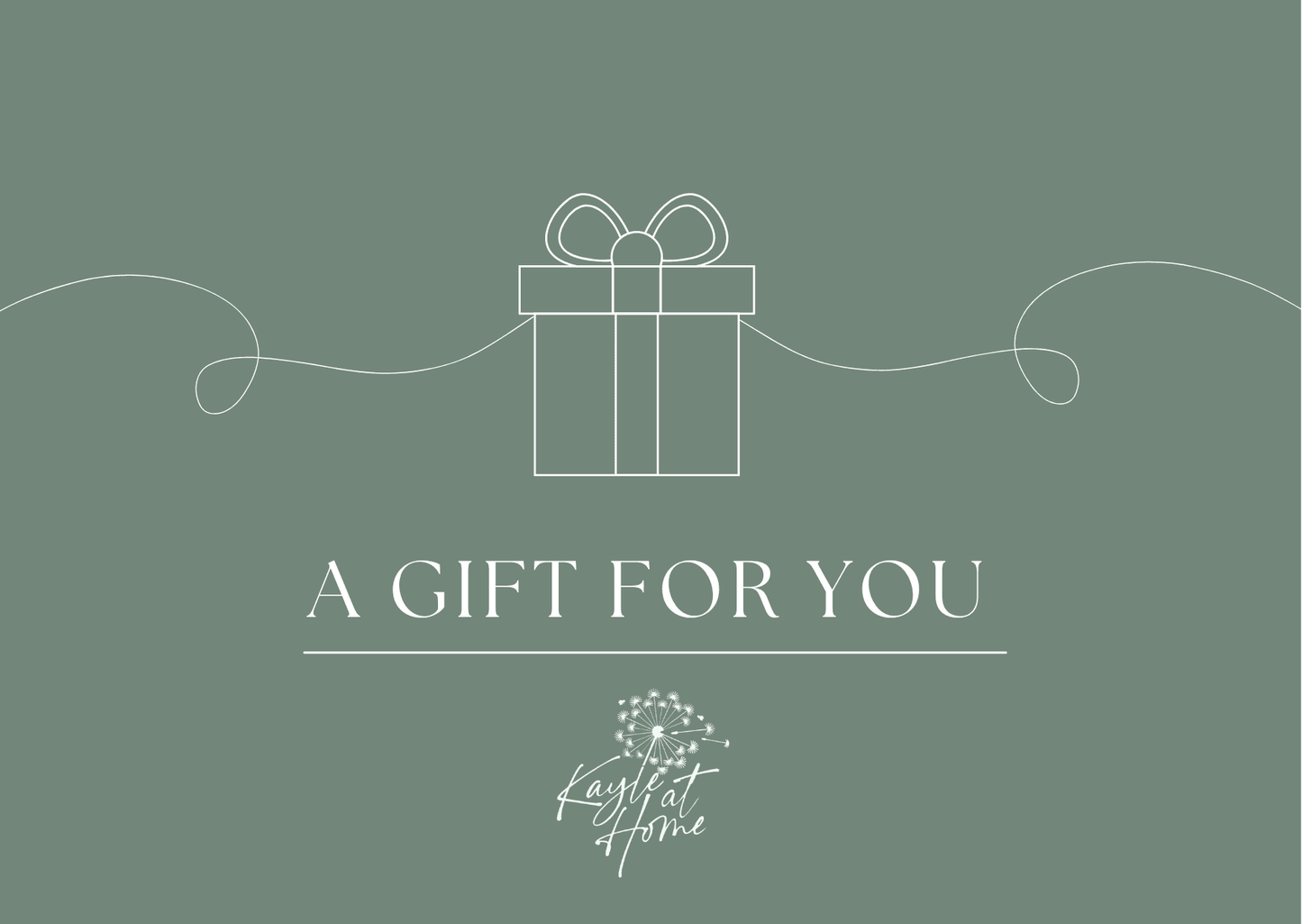 Kayle at Home E - Gift Card – Natural Skincare & Wellness Gifts - Kayle at Home