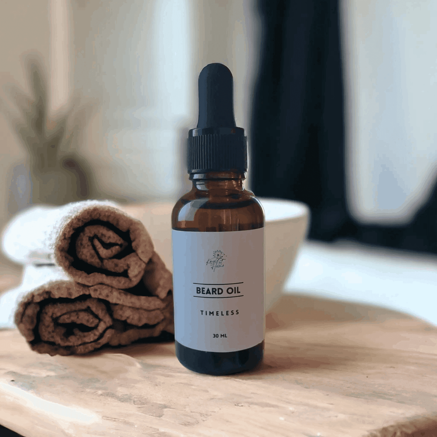 Timeless Beard Oil – Nourishing Organic Blend for Beard Growth, Skin Health & Shaving - Kayle at Home