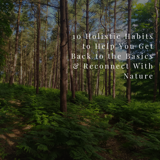 10 Holistic Habits to Help You Get Back to the Basics & Reconnect With Nature