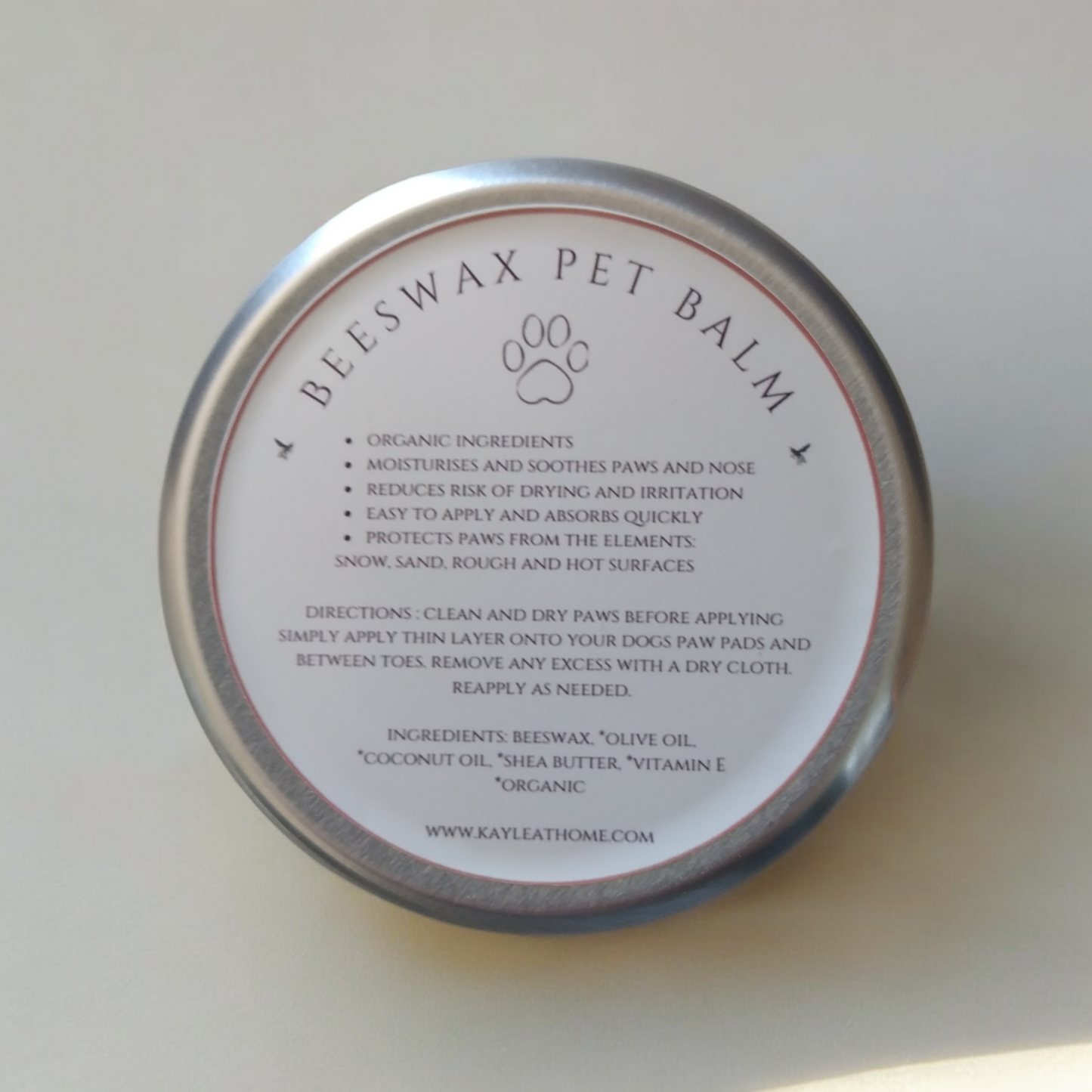 beeswax pet balm