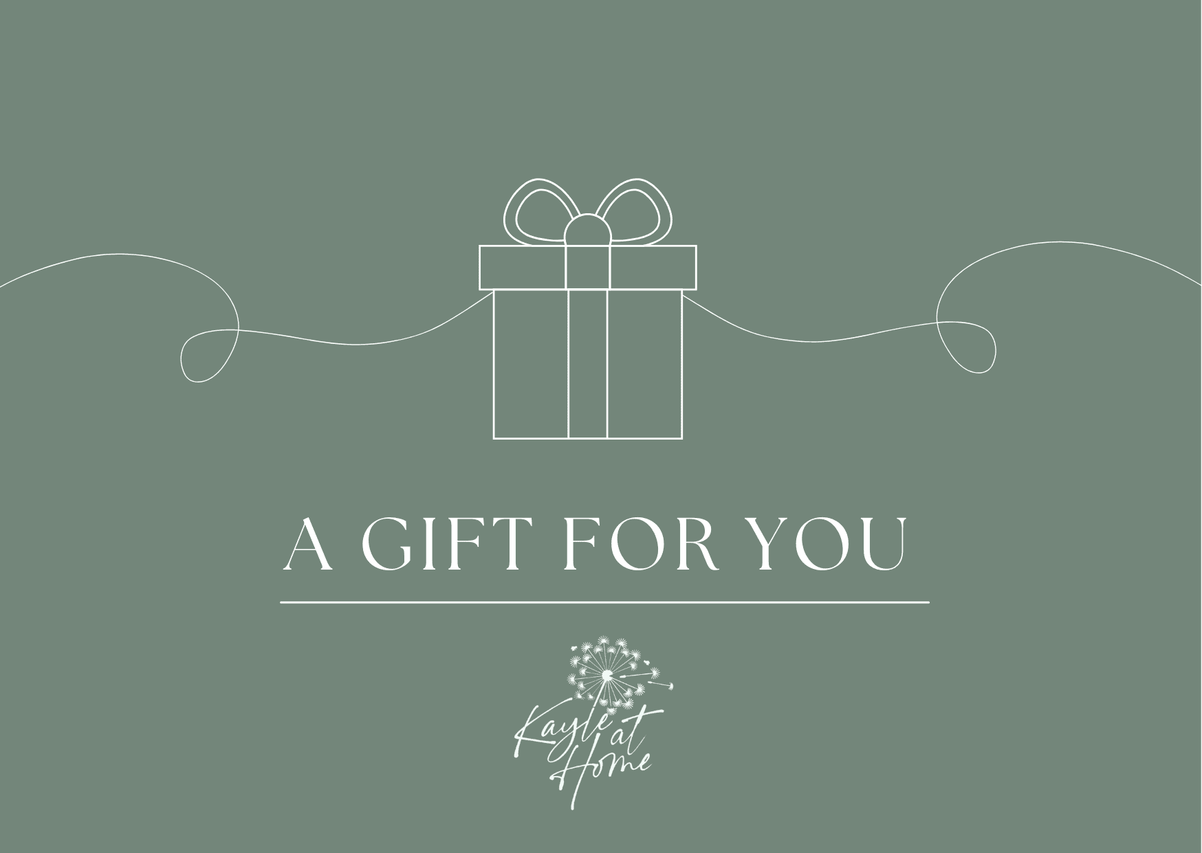 Kayle at Home E - Gift Card – Natural Skincare & Wellness Gifts - Kayle at Home
