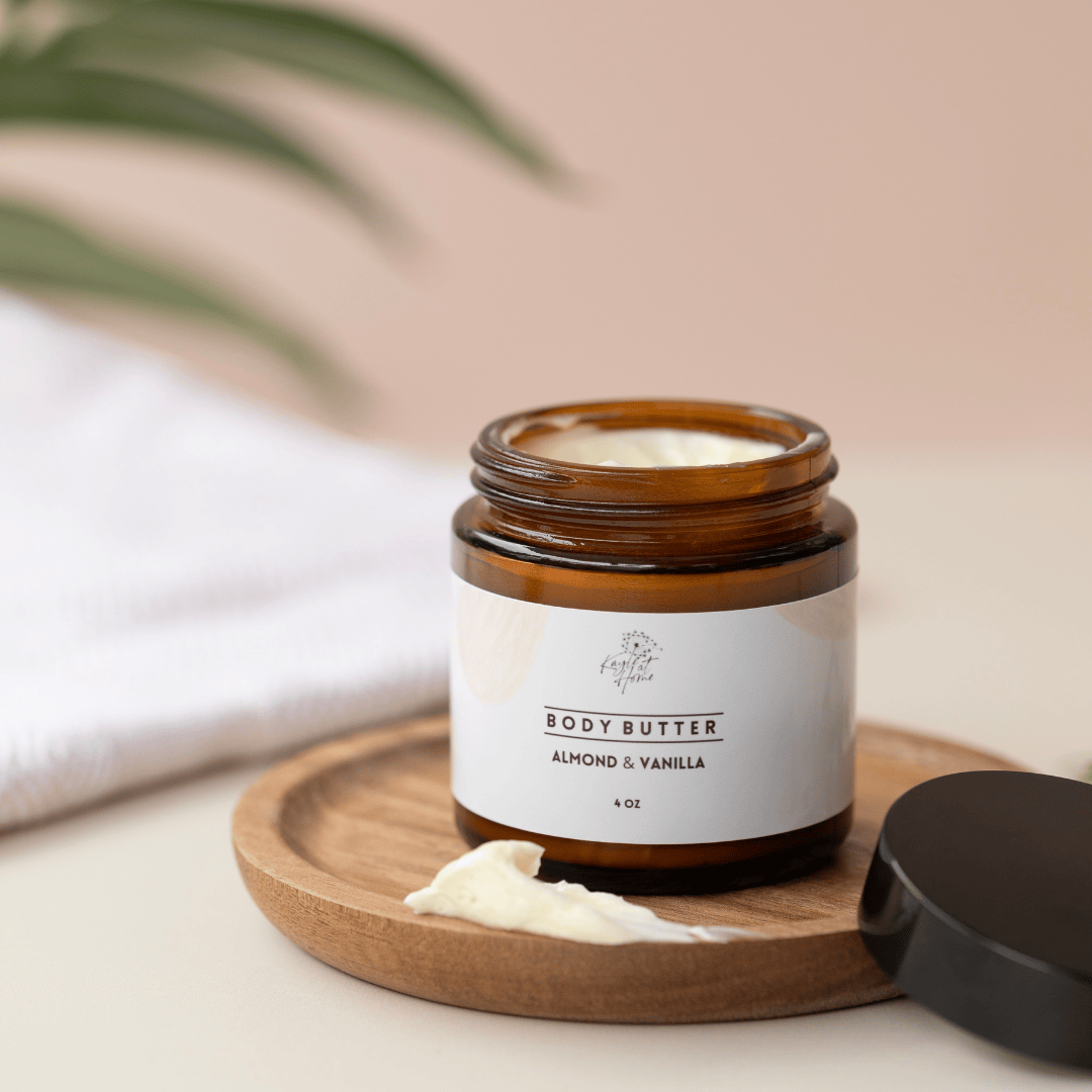 Luxurious tallow-based body butter with a velvety texture, perfect for dry skin.